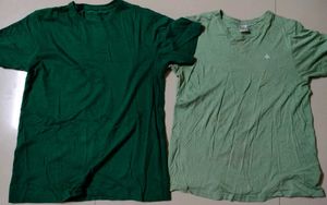 T-Shirt Bundle - Green Shades 2 In One