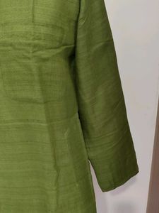 Green Cotton Kurta