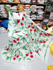 Hand-painted Pure Cotton Mulmul Saree