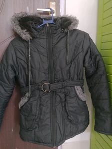 Black Hooded Jacket