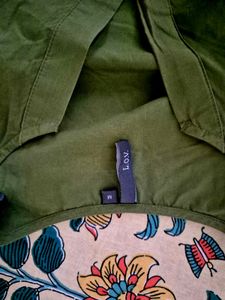 Green Colour Midi Dress from WESTSIDE