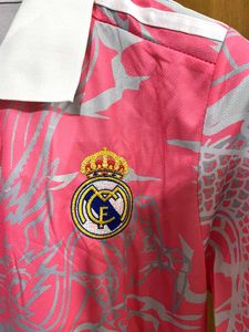 ADIDAS REAL MADRID PINK DRAGON JERSEY S(38)