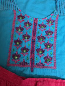Short Kurti And Skirt Set