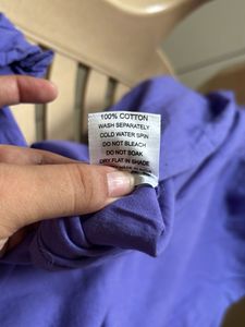 Purple tunic dress