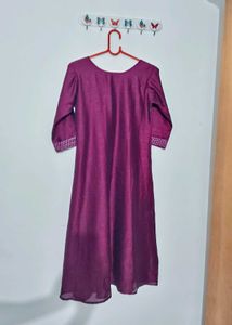 Purple Alia Cut Anarkali💜(3pcs set)