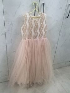 Lovely Peach Party Dress