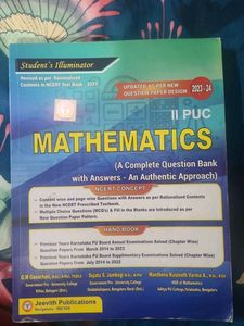 II PUC Mathematics Textbook