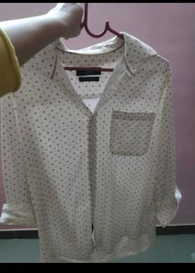 White Printed Shirt