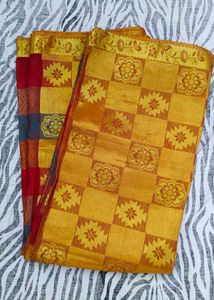 multi colour saree
