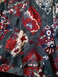 Floral Mesh Bollywood Inspired Y2k Kurti