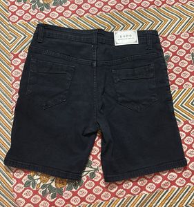 Black Denim Shorts - Bebe Brand