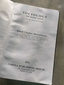 Sociology by D.C. Bhattacharyya