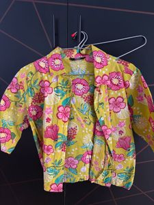 Floral Print Crop Top