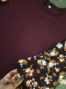 Floral Sleeve Mini Dress