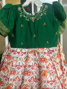 Aari Work Traditional Frock