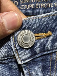 GAP Slim Strech Blue Washed Denim Jeans