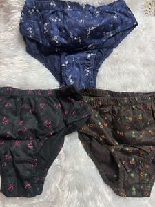 Set of 3 Printed briefs
