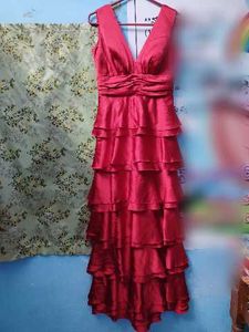 ♥️ RED Flared dress