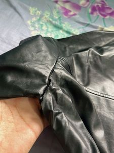 Black Faux Leather jacket