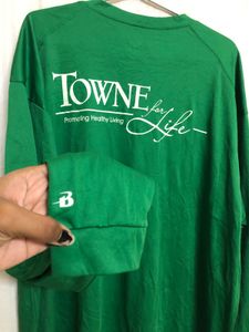 Badger Green Long Sleeve T Shirt