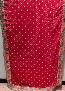 Heavy Party Wear Bandhini Saree