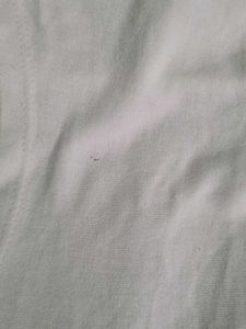 Women Off White Solid Crop Top