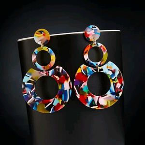 Colorful Statement Earrings