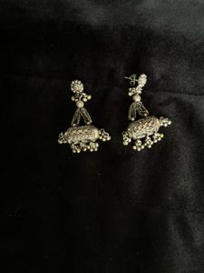 Vintage Pure Silver Earrings