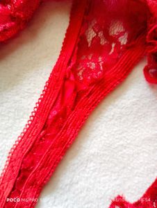Red Lace Thong