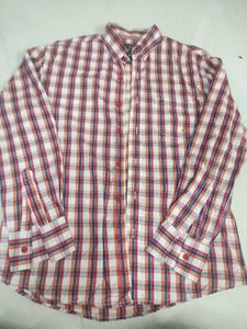 Checked Long Sleeve Shirt(Medium Size)