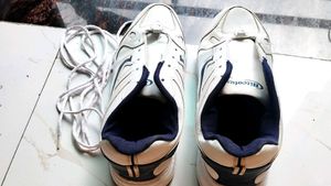 Hitcolus White &amp; Blue Sneakers