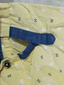 Cute Yellow Boys Shirt