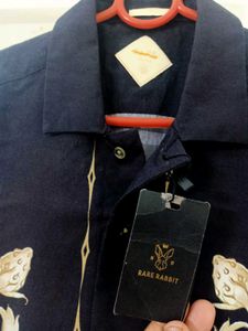 NEW RARE RABBIT CLAREN Floral Printed Shirt