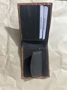 Leather Bifold Wallet - New in Package