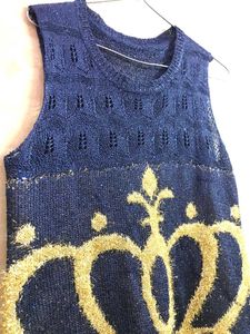 Navy Blue Styles Top