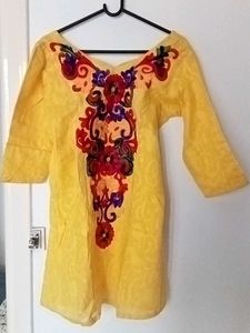 Yellow Kurti