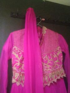 Long Frock With Dupatta