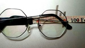 Silver frame Hexagon Sunglasses