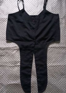Navy Tie-Front Cami