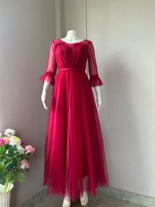 Luxe Maroon Gown