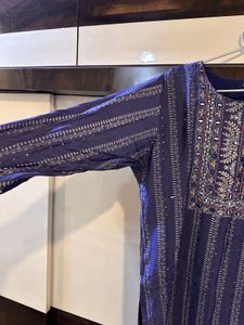 Straight Blue Kurta