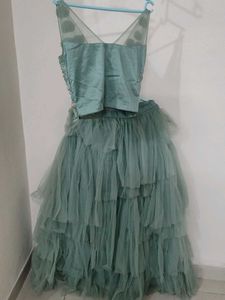 sea Green Lehenga Choli Set