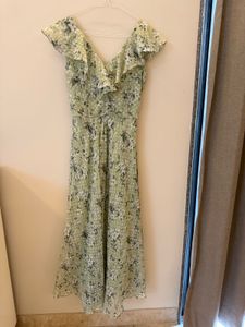 Floral Ruffle Midi Dress