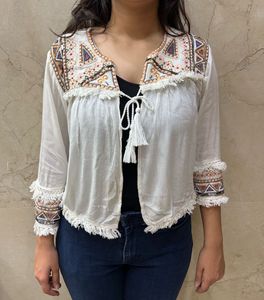 Embroidered Boho Jacket