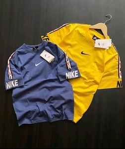 Nike Yellow Tee with Sleeve Details