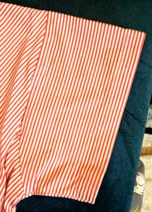 korean Striped V-Neck Top