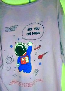 Cute Astronaut Graphic Tee