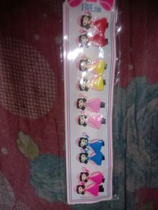 Strawberry 30 Pc Girlish Hair Tiktak Clips