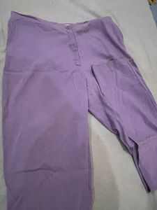 Lavender Casual Pants