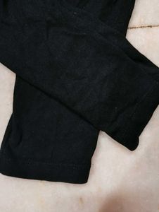 Black 'Sleep' Graphic Top